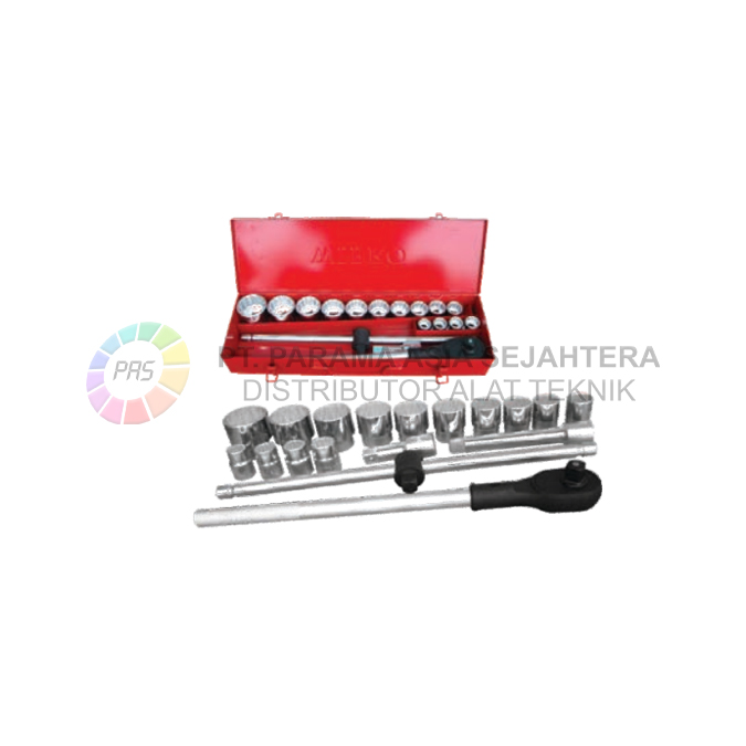 SOCK SET  18PCS 3/4" 12PT 7/8"-2" WIPRO