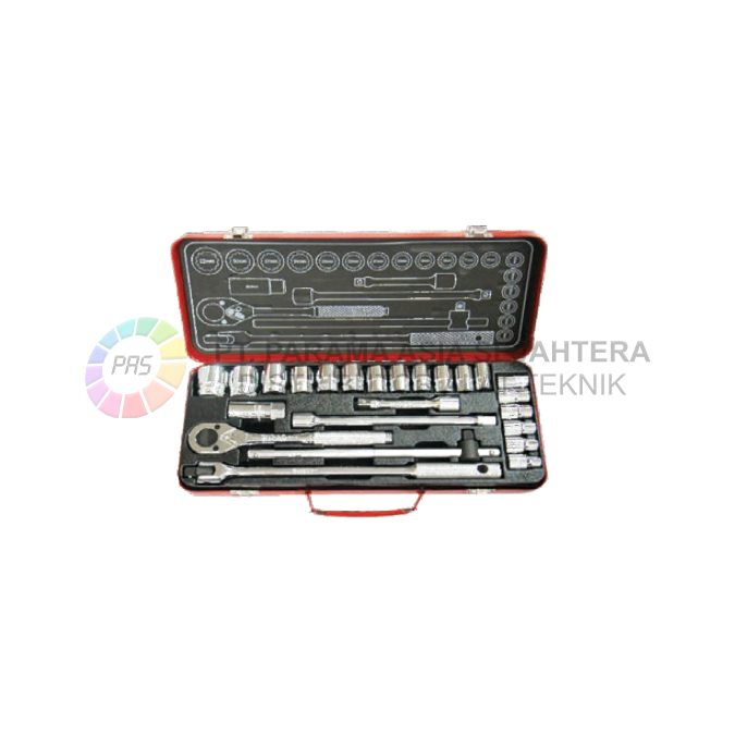 SOCK SET  24PCS 1/2"  6PT  8-32MM (S) WIPRO