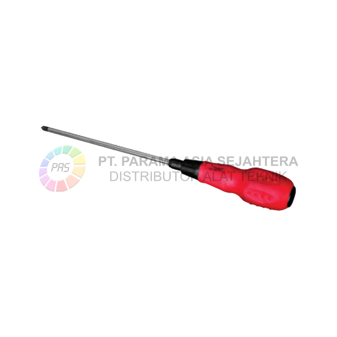 OBENG SOFT HANDLE ST4 + 4"X4MM MERAH WIPRO