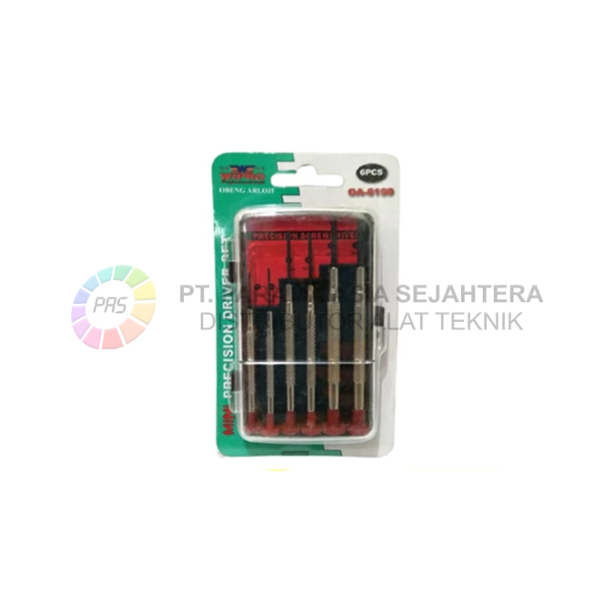OBENG ARLOJI SET  6PCS OA-6100 WIPRO