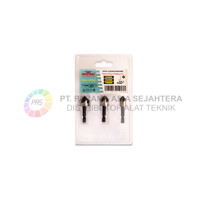 COUNTERSINK SET MPM-05 (8,10,12,16,19MM) WIPRO