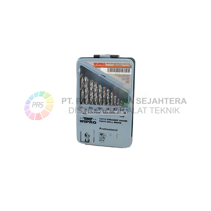 BOR BESI PUTIH SET 13 PCS (1.5-6.5) WIPRO
