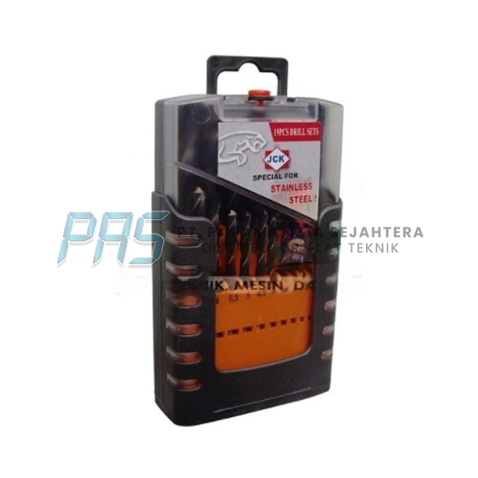 BOR SET FOR STAINLESS 19 PCS (1-10MM) JCK