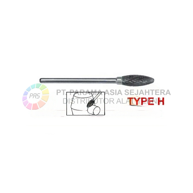 ROTARY BURR LONG TYPE H RBL-H0513-3 ALLWIN
