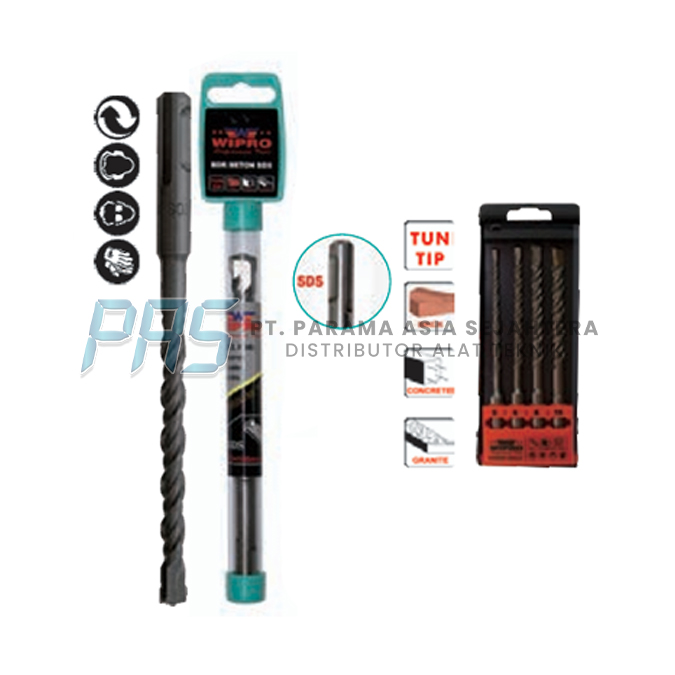 BOR SDS PREMIUM SET 4PCS 5/6/8/10MM WIPRO