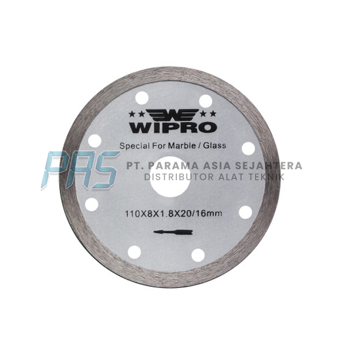 D.WHEEL WET DWW-041E 4" SILVER (FOR MARBLE/GLASS) WIPRO