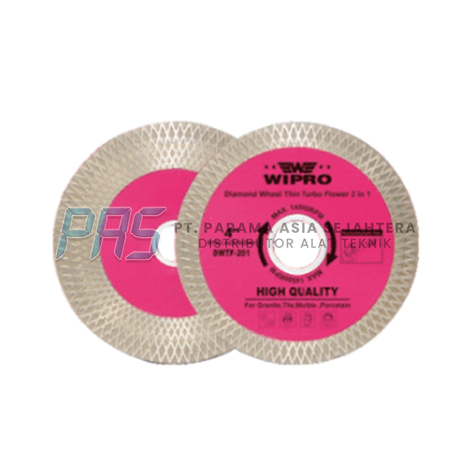 D.WHEEL THIN TURBO FLOWER 2IN1 4" DWTF-201 WIPRO