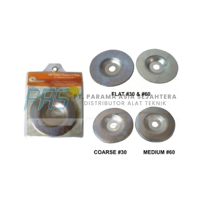 DG-TURBO DIAMOND DISC (FLAT) M100X16 27AR 4D60DG KINIK