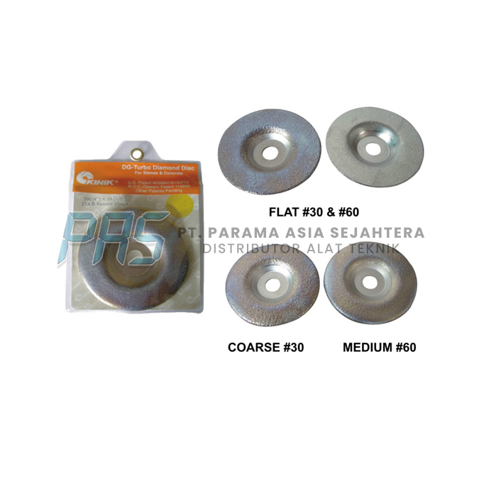 DG-TURBO DIAMOND DISC (MEDIUM) M100X16 27AR 4D40DG KINIK