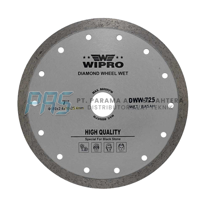 D.WHEEL WET DWW-725(180X1.8X10X25.4MM) WIPRO