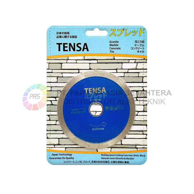 TENSA D.WHEEL  4"X1.2MM WET THIN BLUE