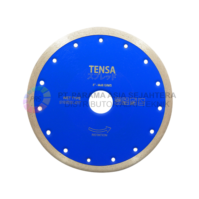 TENSA D.WHEEL  8" WET BLUE
