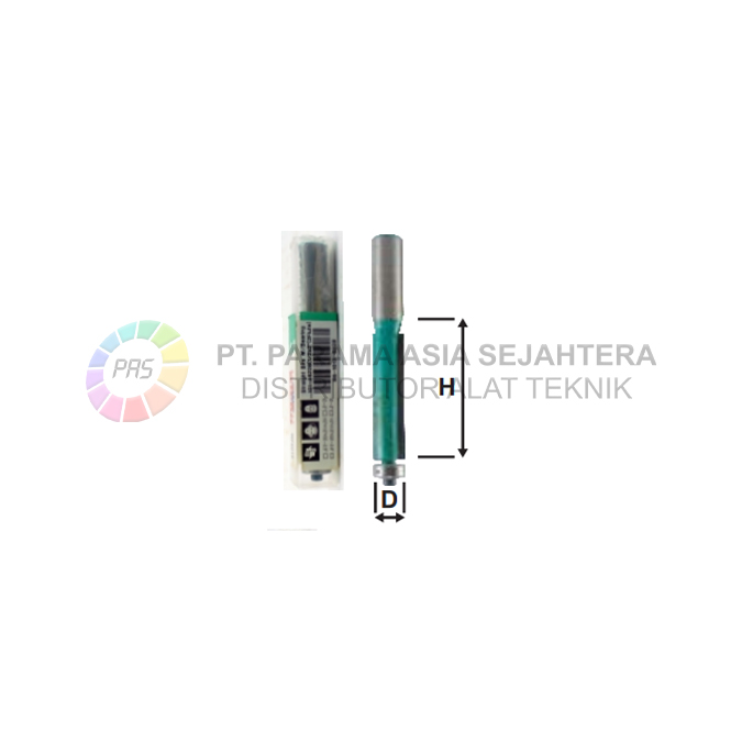 ROUTER STRAIGHT BITS W/BEARING 101-46228(1/2X1/2X2"(2 FLUTE) WIPRO
