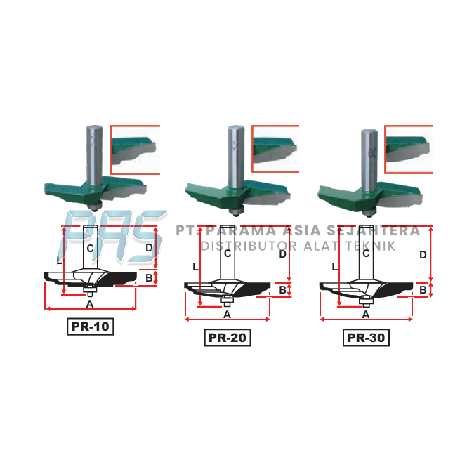 ROUTER RAISED PANEL BIT 1/2X88 (PR-10) JCK