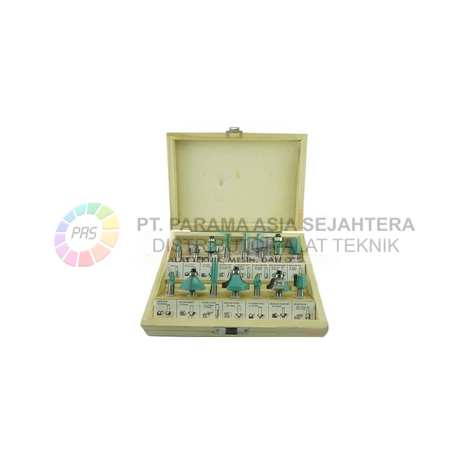 ROUTER BIT SET (15 PCS) RBS-015 WIPRO