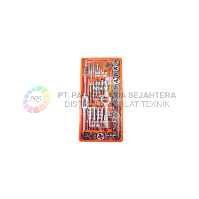 SNAI TAP SET 40PCS 740 (1/4-1/2") SKC