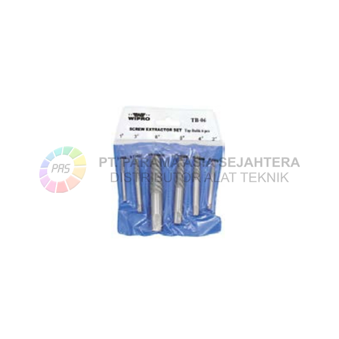 TAP BALIK 6PCS SCREW EXTRACTOR TB-06 WIPRO