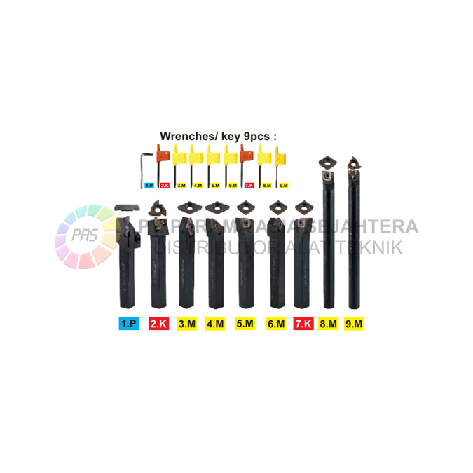 STANG BETEL BUBUT INSERT SET 12MM CTT-01 WIPRO