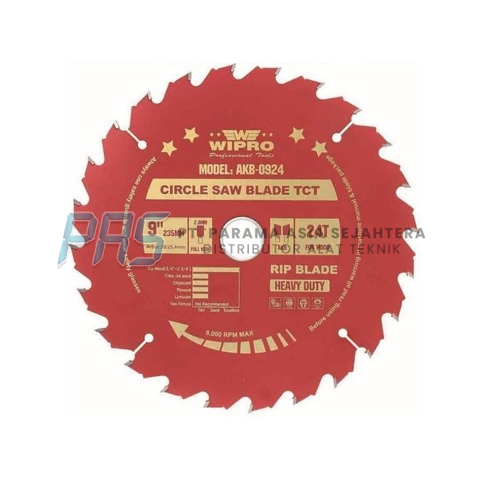 CIRCLE SAW BLADE TCT AKB-2044 20X44T/ GG TANDUK/CROSS CUT WIPRO