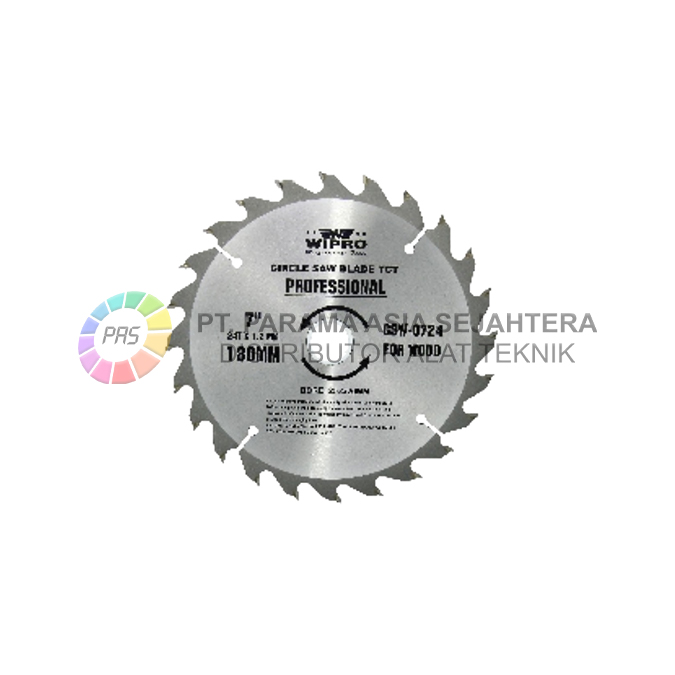 CIRCLE SAW BLADE TCT CSW-0724  7" 180MMX24T WIPRO
