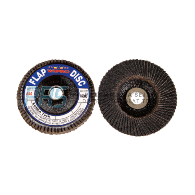 FLAP SANDING DISC SILICONE CARBIDE 100X16MM CC 120 WIPRO