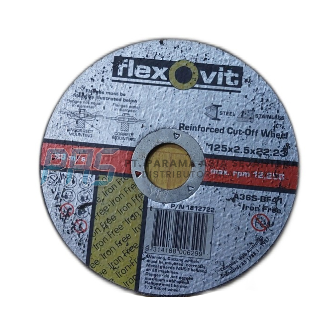 BATU POTONG M125X2.5X22 IRON FREE FLEXOVIT