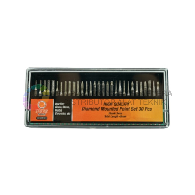 DIAMOND MOUNTED POINT 30PCS IKURA