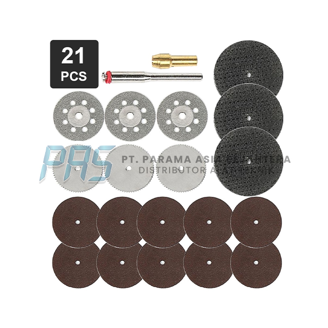 AKSESORIS ROTARY TOOLS 21PCS 3MM IKURA