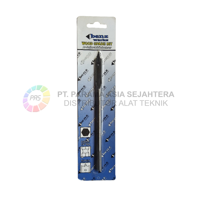 WOOD SPADE BITS  8mm-5/16 BENZ 